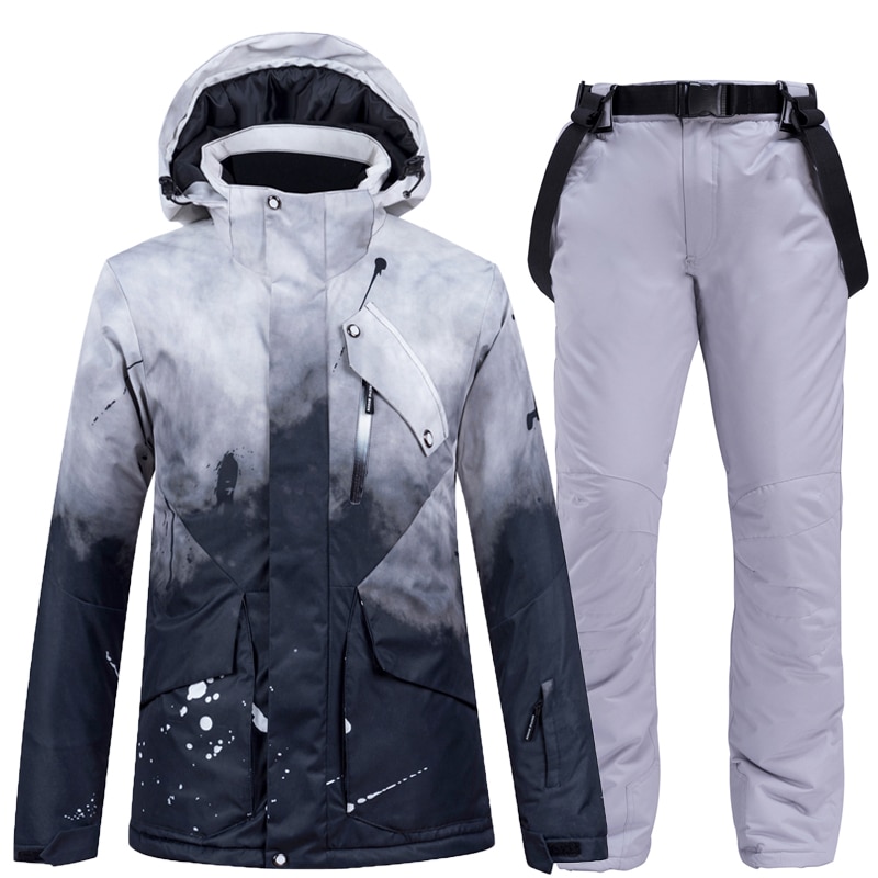 New Thick Warm Women Ski Suit Waterproof Windproof Skiing Snowboarding Jacket Pants Set Women Winter Snow Wear Suits