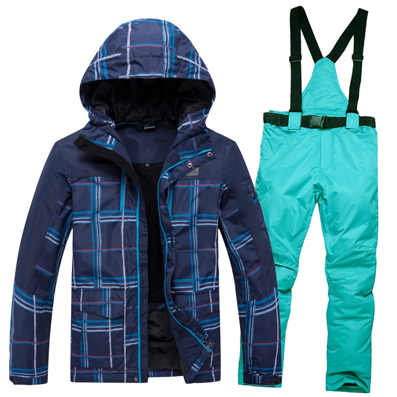 Ski Suit Men Winter Warm Windproof Waterproof Outdoor Sports Snow Jackets and Pants Hot Ski Equipment Snowboard Jacket Men