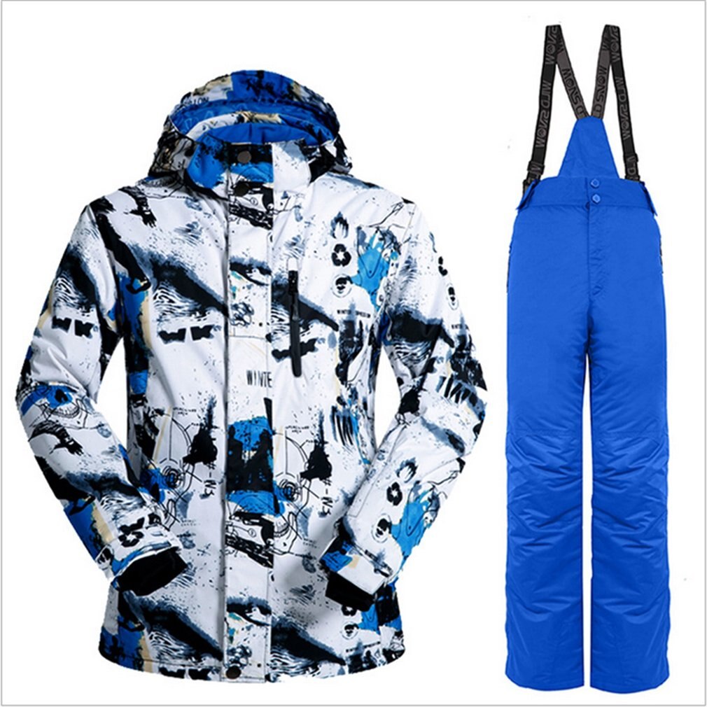 Wild Snow Professional Snow Ski Jacket Pants Suit Waterproof Windproof Outdoor Wear for Skiing Snowboarding for Men