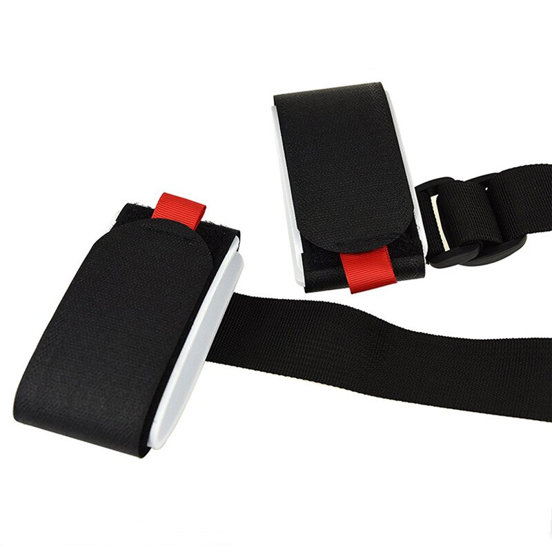 Adjustable Skiing Pole Shoulder Hand Carrier Lash Handle Straps Porter Hook Loop Protecting Black Nylon Ski Handle Strap Bags