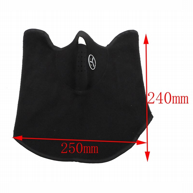 Warm Fleece Balaclavas Ski Snowboard Cycling Half Face Mask Cover Hood Protection Skiing Bibs Winter Neck Guard Scarf Warm Mask