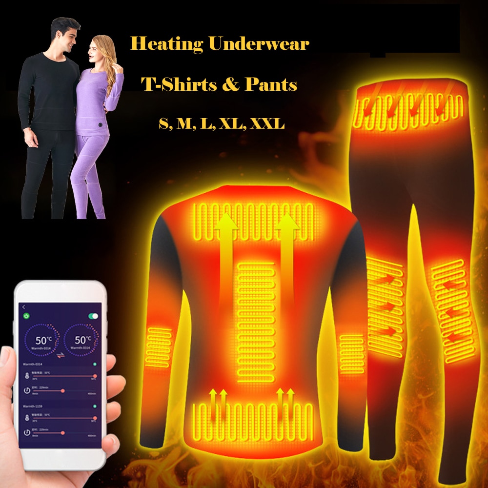Winter Heating Thermal Underwear Set - Mountainotes LCC Outdoors and Fitness