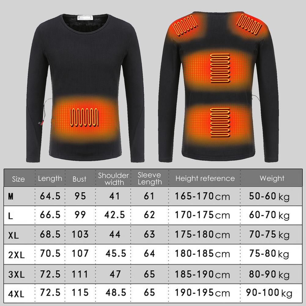 Thermal Underwear Set Winter Heated Thermal Underwear Set USB Electric Suit Thermal  Clothing for Winter (Color : Women's Gray, Size : Medium) : :  Clothing, Shoes & Accessories