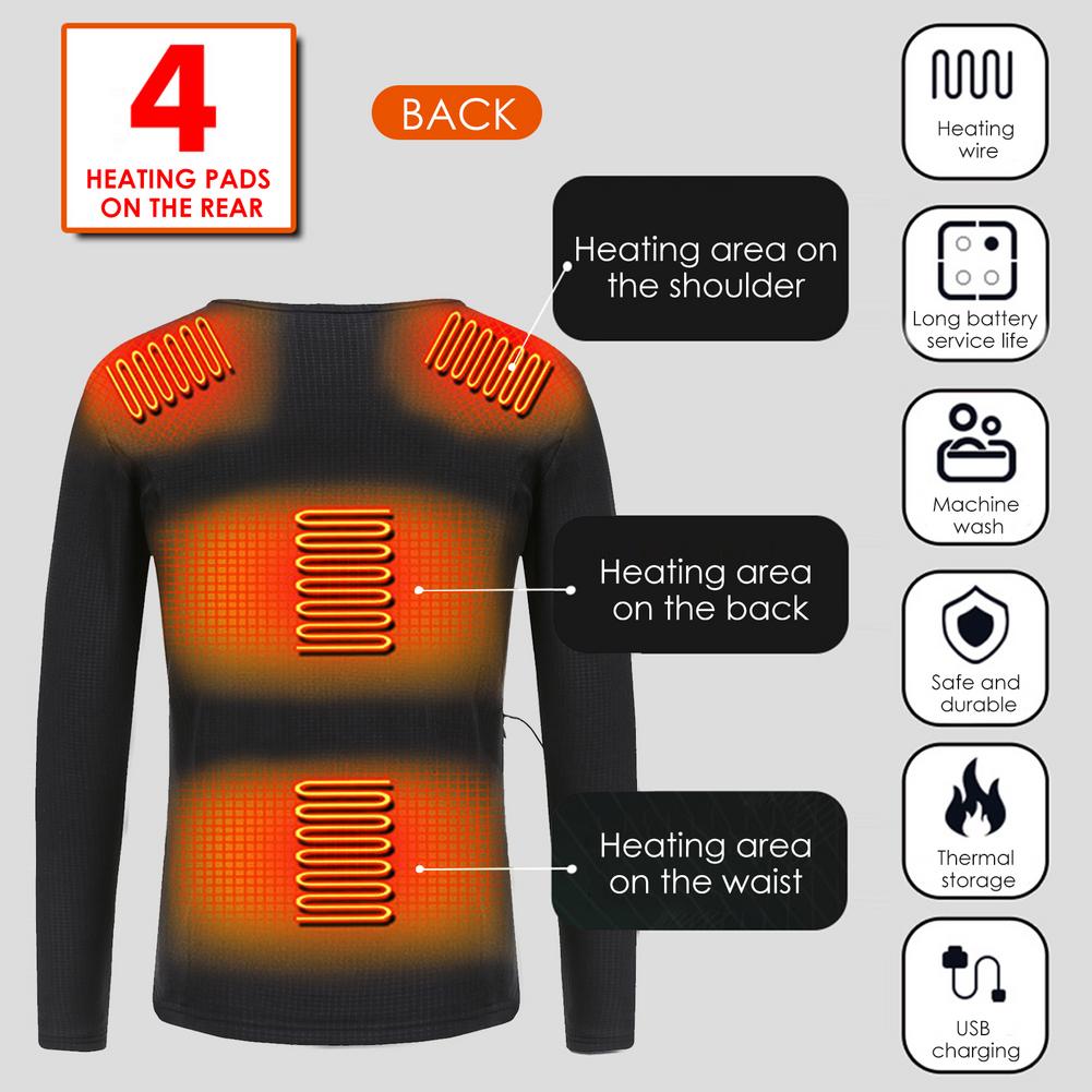 USB Electric Heated Thermal Underwear