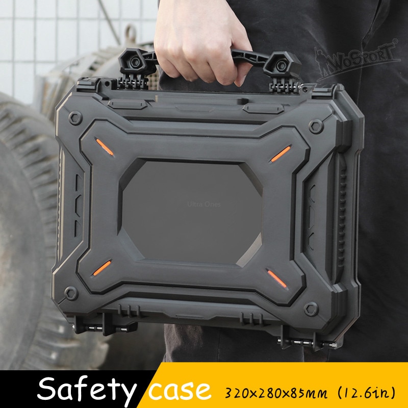 Tactical Gun Pistol Camera Protective Case Safety Gun Case Bag Safety Waterproof Hard Shell Tool Storage Box Hunting Accessories